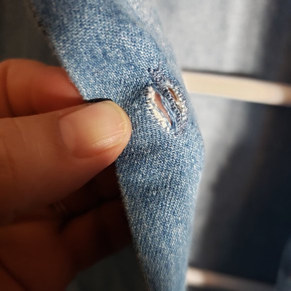 Vintage Casey Coleman Embroidered Sleeveless Denim Shirt Country Western - Picture 8 of 12